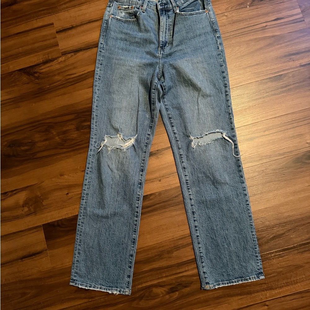 Pistola Blue Straight Leg Jeans 6